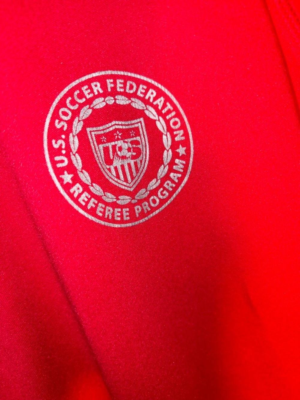 U.S. Soccer Federation Referee Program Red Pullover - Picture 2 of 4